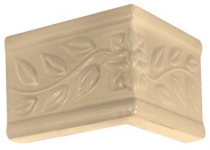 90° virágos fríz sarok