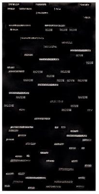 Szabályos mátrix mintás nagy csempe csilámmal töltve