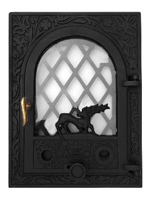 Szögletes íves szarvasos ajtó 