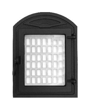 Madaras teleüveges ajtó