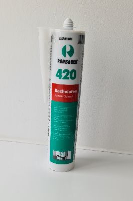 Ramsauer plasztikus kályhacsempe fugázó 310ml/tubus Sötétbarna