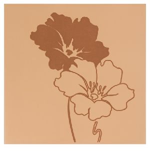 Két szál virágos sima csempe 1