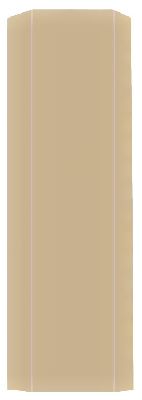 Nagy 90° kétszertört (2x135°) sarok