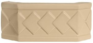 90° Kétszertört (2x135°) kockás fríz sarok