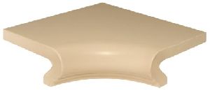 Szűk negatív 90° íves kerek párkány sarok